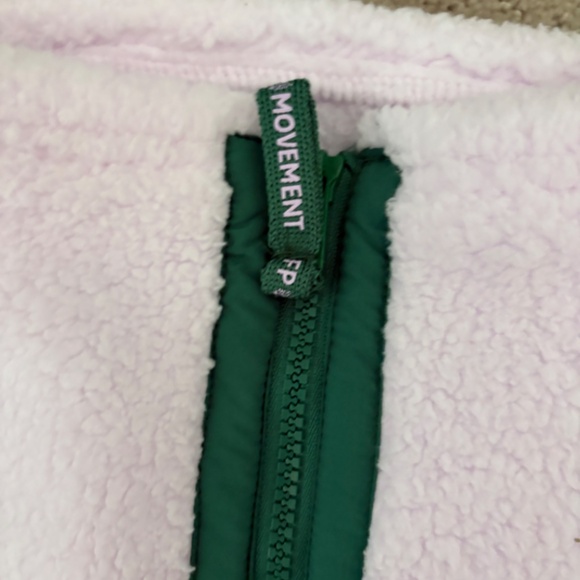 Free People FP Movement Hit The Slopes Fleece Jacket – Pink & Green | NWT - Picture 8 of 12